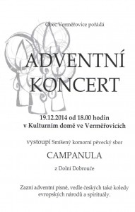 Adventní koncert Verměřovice